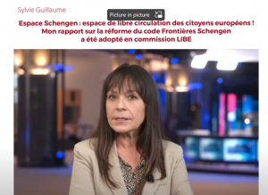 Espace Schengen : espace de libre circulation des citoyens européens ! Mon rapport sur la réforme du code Frontières Schengen a été adopté en commission LIBE