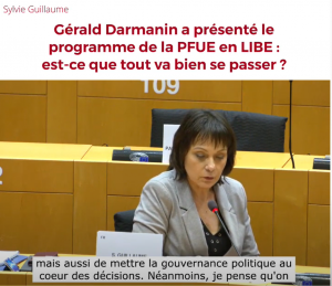 Gérald Darmanin a présenté le programme de la PFUE en LIBE : est-ce que tout va bien se passer ?