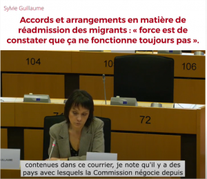 Accords et arrangements en matière de réadmission de migrants : ça ne fonctionne toujours pas
